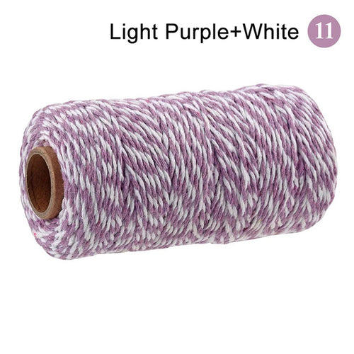 2mm 100m Macrame Cord Rope Cotton Twine Thread String Crafts Diy