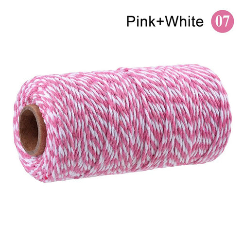 2mm 100m Macrame Cord Rope Cotton Twine Thread String Crafts Diy