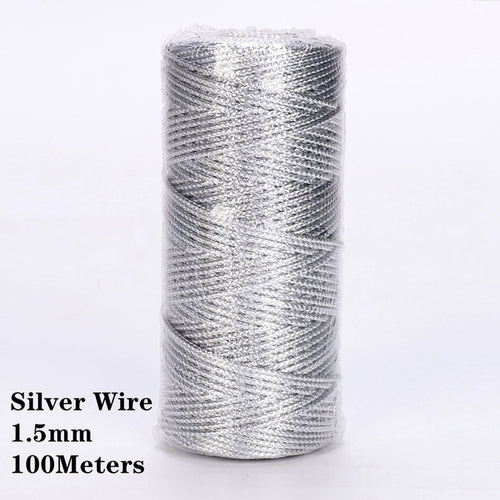 2mm 100m Macrame Cord Rope Cotton Twine Thread String Crafts Diy