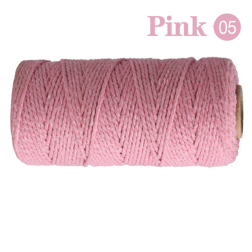 2mm 100m Macrame Cord Rope Cotton Twine Thread String Crafts Diy