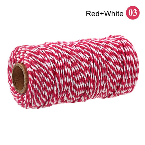 2mm 100m Macrame Cord Rope Cotton Twine Thread String Crafts Diy