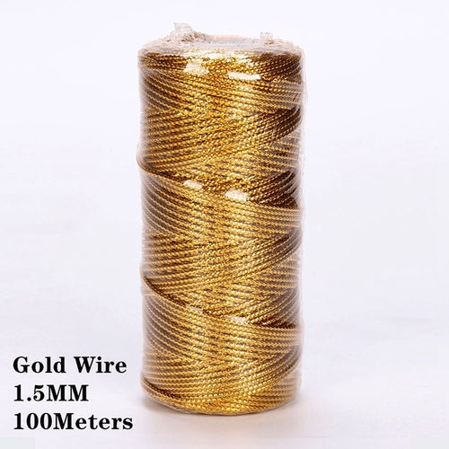 2mm 100m Macrame Cord Rope Cotton Twine Thread String Crafts Diy
