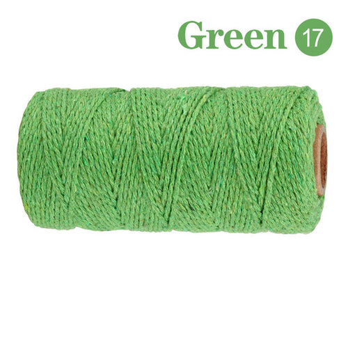 2mm 100m Macrame Cord Rope Cotton Twine Thread String Crafts Diy