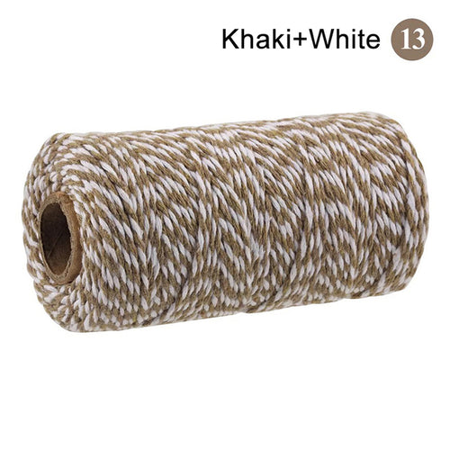2mm 100m Macrame Cord Rope Cotton Twine Thread String Crafts Diy