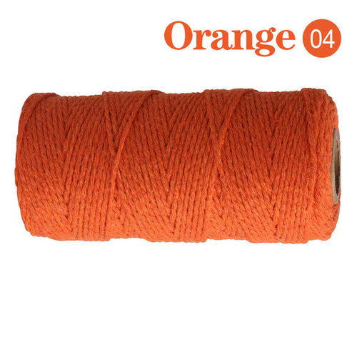 2mm 100m Macrame Cord Rope Cotton Twine Thread String Crafts Diy