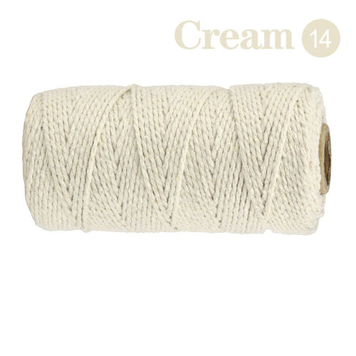 2mm 100m Macrame Cord Rope Cotton Twine Thread String Crafts Diy