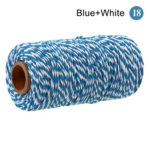 2mm 100m Macrame Cord Rope Cotton Twine Thread String Crafts Diy