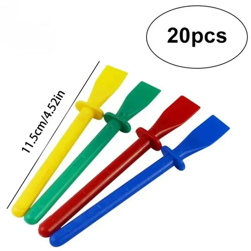 20pcs Glue Spreaders,Polypropylene Glue Smear Sticks Applicator,
