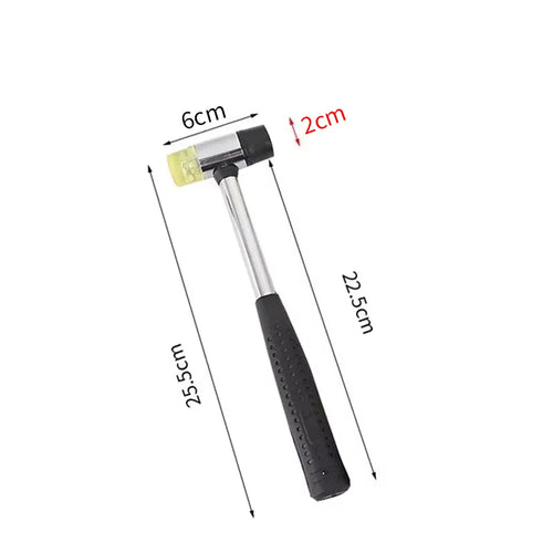 Double-Sided Rubber Mallet – Soft Plastic Hammer for Jewelry, Leather
