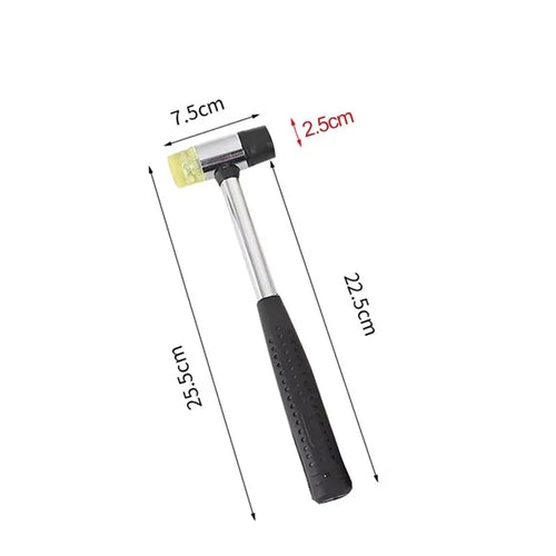 Double-Sided Rubber Mallet – Soft Plastic Hammer for Jewelry, Leather