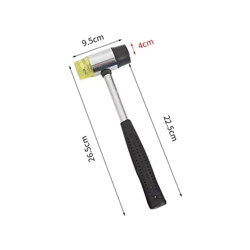 Double-Sided Rubber Mallet – Soft Plastic Hammer for Jewelry, Leather
