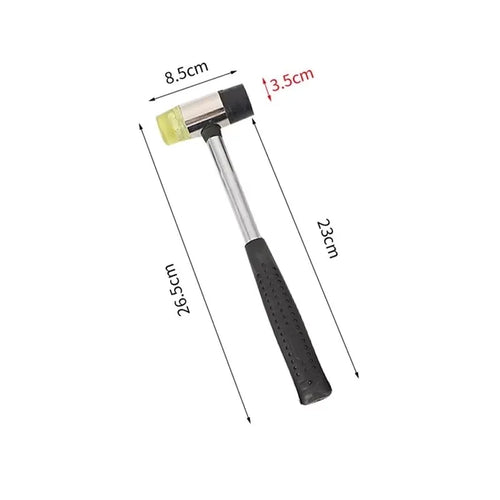 Double-Sided Rubber Mallet – Soft Plastic Hammer for Jewelry, Leather