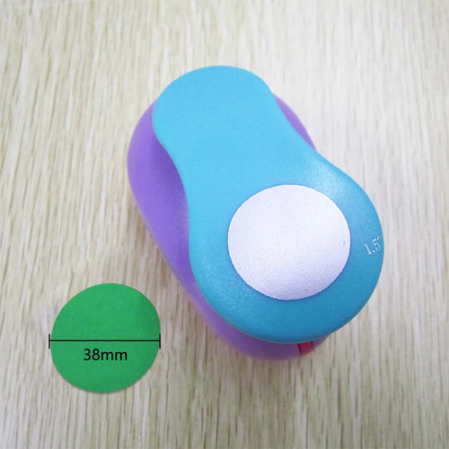 1PCS(5cm,3.8cm,2.5cm) Round shape craft punch set children manual DIY