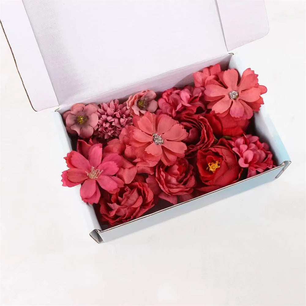 1Bag Artificial Flower Head For Home Decor Wedding Flowers Wall