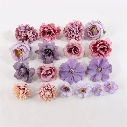 1Bag Artificial Flower Head For Home Decor Wedding Flowers Wall