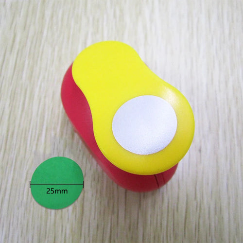 1PCS(5cm,3.8cm,2.5cm) Round shape craft punch set children manual DIY