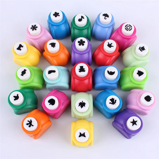 1Pcs Mini Scrapbook Punches Handmade Cutter Card Craft Calico Printing