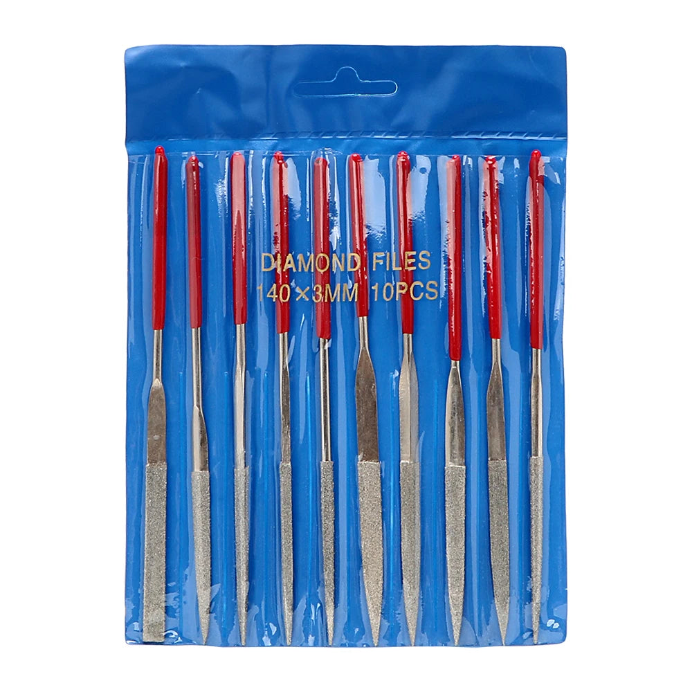 NICEYARD 140mm 10PCS Diamond Mini Needle File Set Hand Tools for
