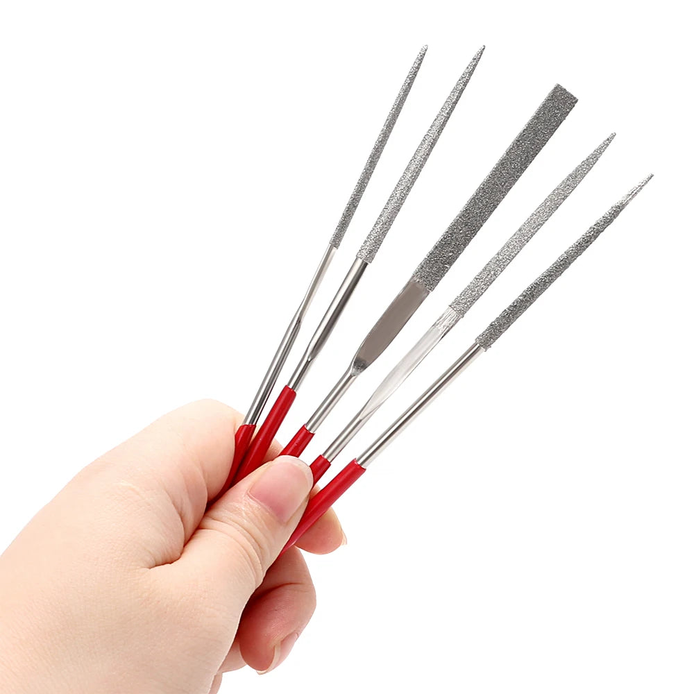 NICEYARD 140mm 10PCS Diamond Mini Needle File Set Hand Tools for