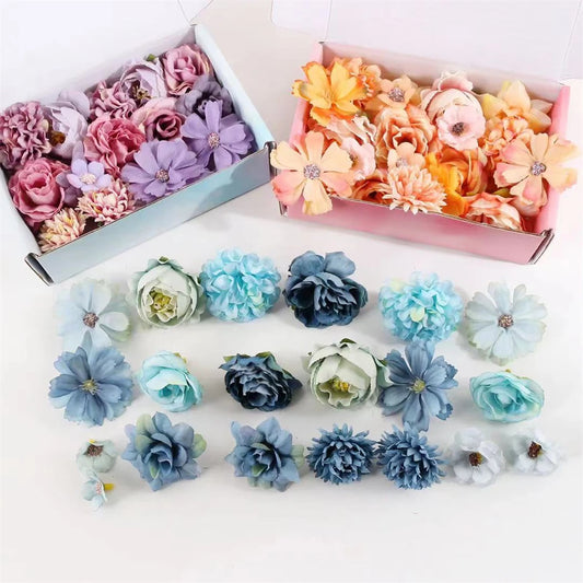 1Bag Artificial Flower Head For Home Decor Wedding Flowers Wall