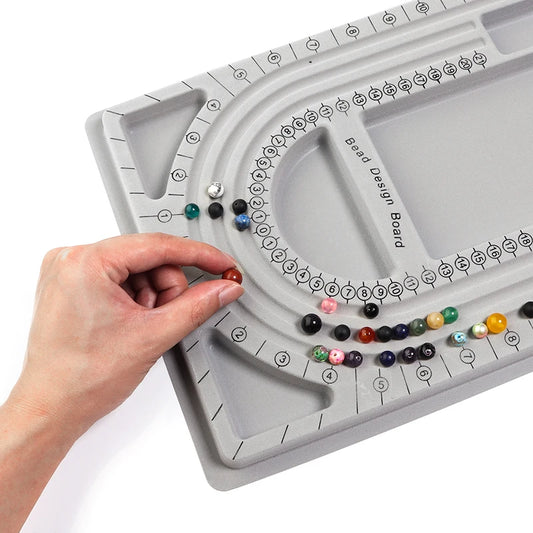 13 Styles Flockeda Bead Board For Bracelet Necklace Tray Beading