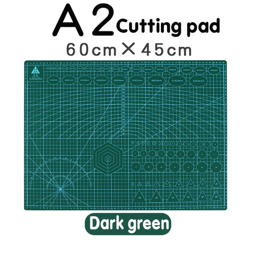 A2 Cutting Board Grid Line Self-healing Cutting Board Craft Card