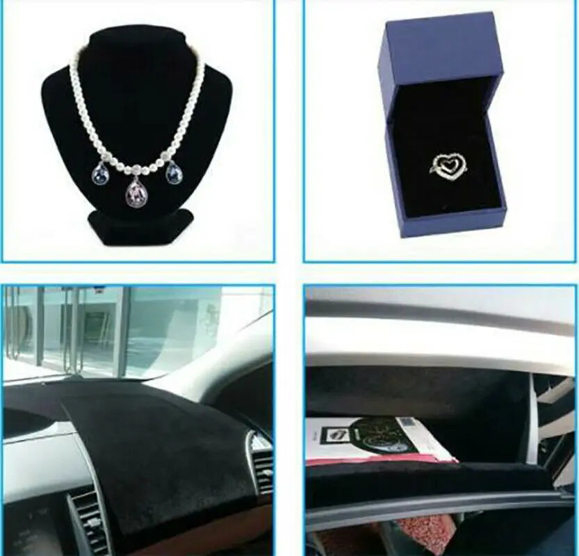 20/40 x 145cm Self-adhesive Velvet Flock Liner Jewelry Contact Paper