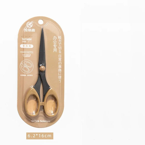 Morandi Color Scissor Stainless Steel Blade Safe Design Cutter for