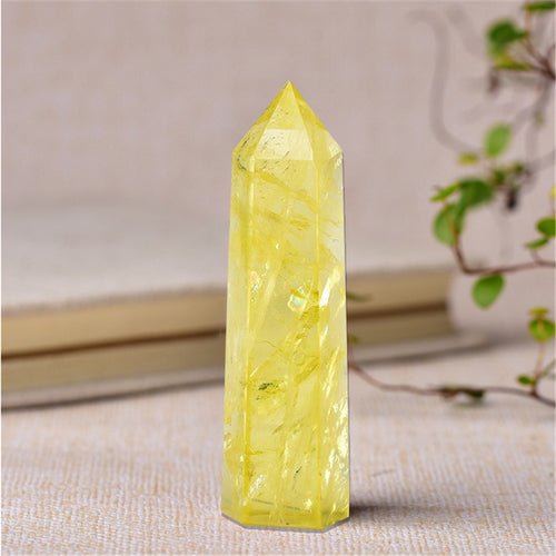 Natural Crystal Stones And Minerals Point Energy Column Obelisk Hand