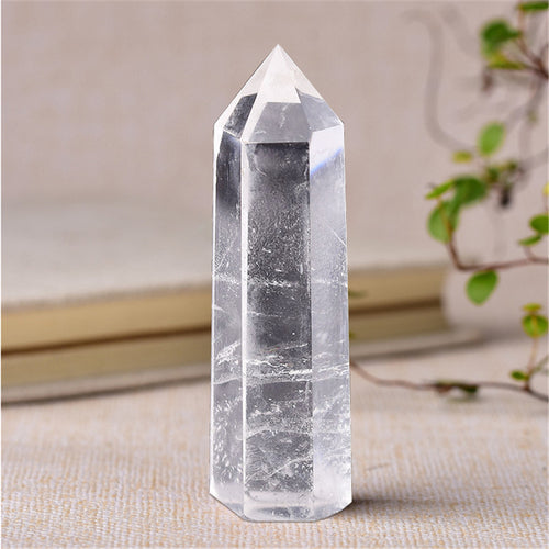 Natural Crystal Stones And Minerals Point Energy Column Obelisk Hand