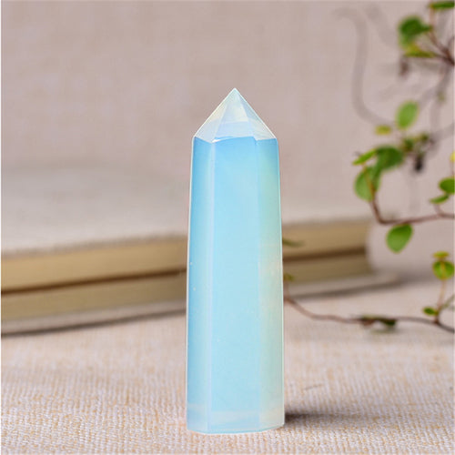 Natural Crystal Stones And Minerals Point Energy Column Obelisk Hand