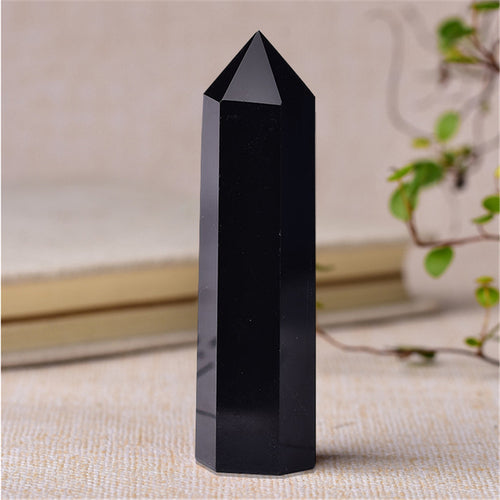 Natural Crystal Stones And Minerals Point Energy Column Obelisk Hand