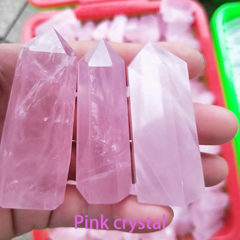 Natural Crystal Stones And Minerals Point Energy Column Obelisk Hand