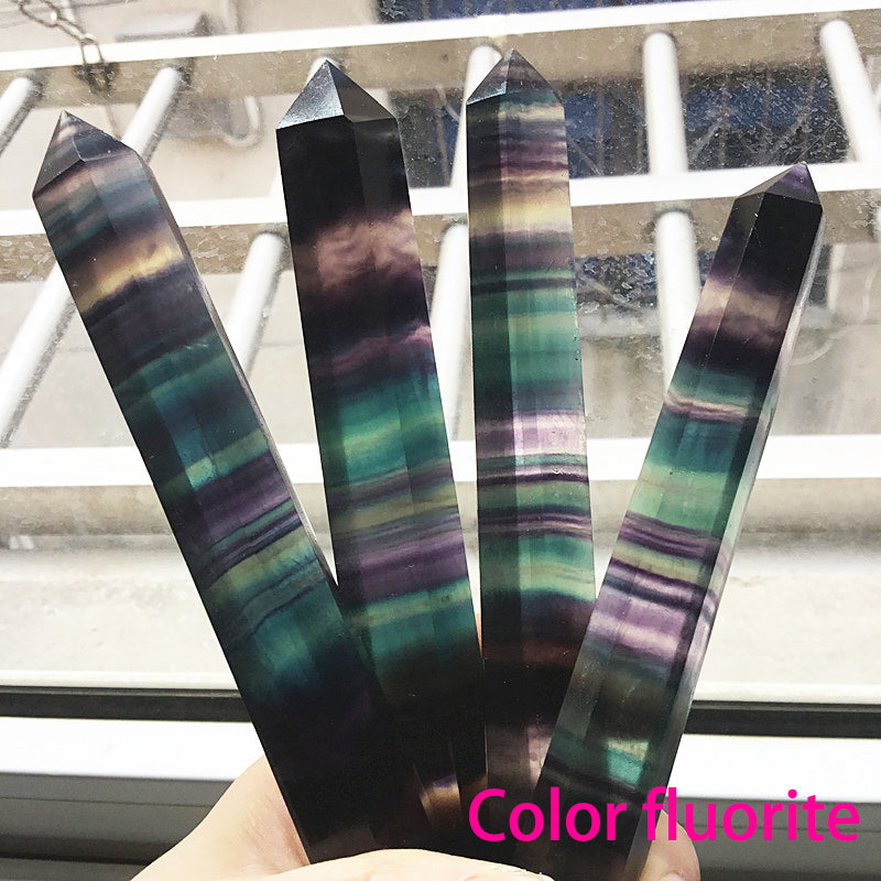Natural Crystal Stones And Minerals Point Energy Column Obelisk Hand