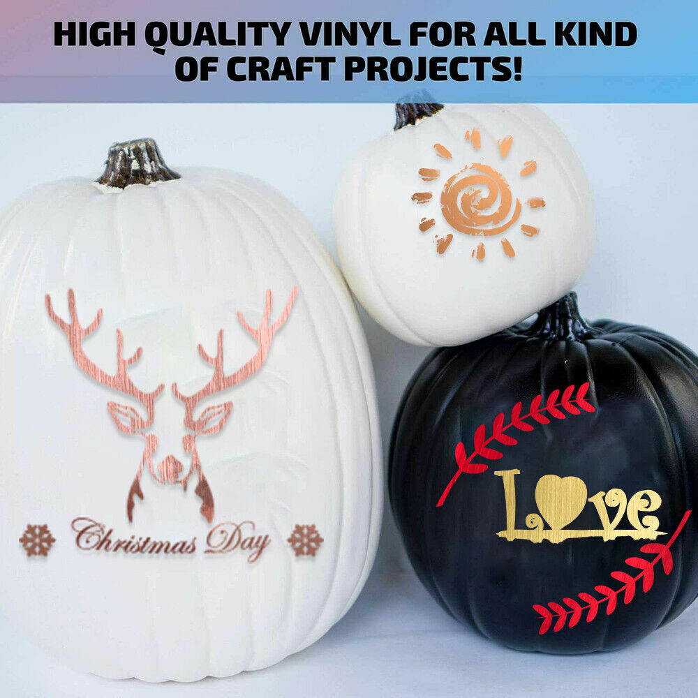 Permanent Adhesive Vinyl Matte Metal Colors Vinyl Sheets For Cricut
