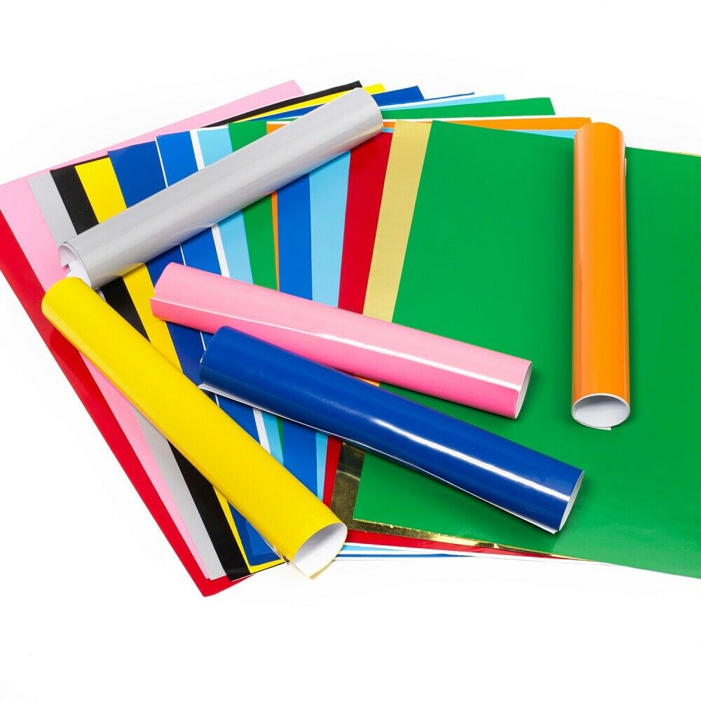 Permanent Adhesive Vinyl Matte Metal Colors Vinyl Sheets For Cricut