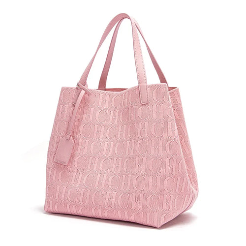 CH Ladies Shoulder Bag Fashion Classic New Pure Color Outer Pocket