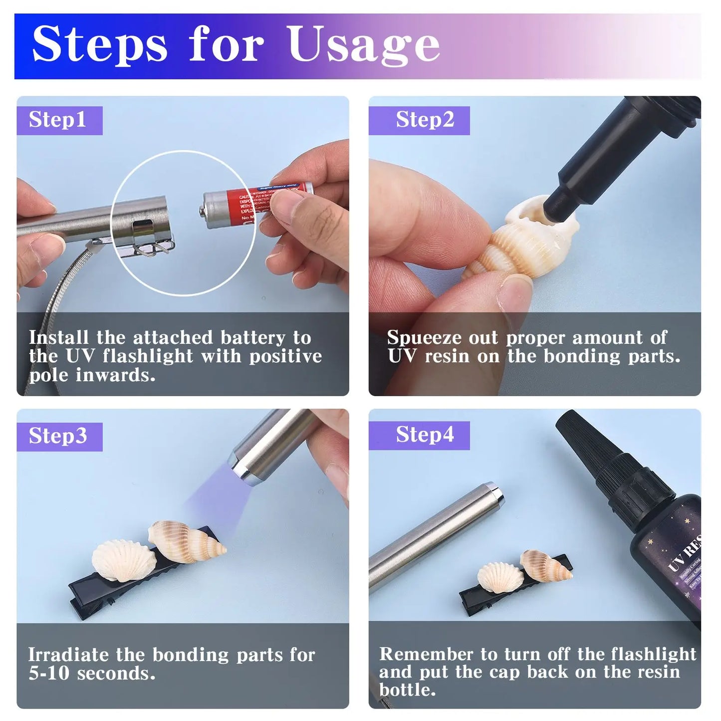 UV Bonding & Welding Glue Kit Super Bonding UV Glue or Black Light