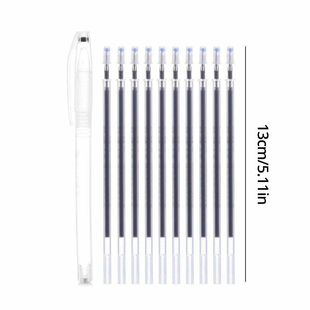 10pcs/Set Marker Pen High Temperature Traces Disappear For Patchwork
