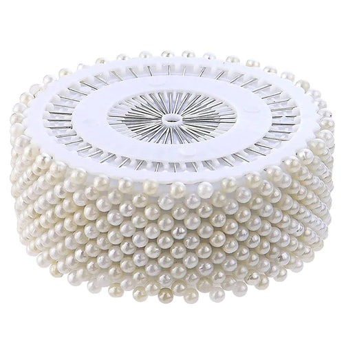 480Pcs Sewing Pins Straight Pins Head Pins White Colorful Round Pearl