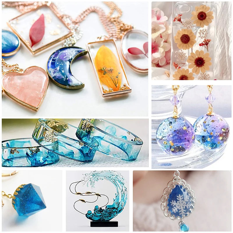 1:1 Crystal Clear Epoxy Resin Kit High Gloss & Bubbles Free Art Resin