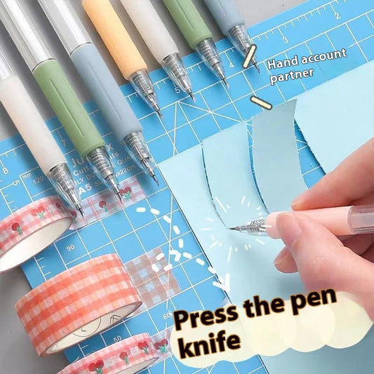 Paper Cut Knife Pen Refill Art Utility Knife Scrapbooking Cutting Tool