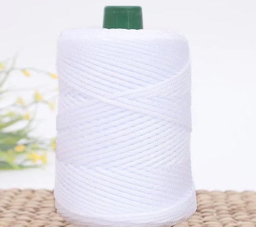 3mm Colored Cotton Cord Twisted Woven Rope Hollow Thread Craft