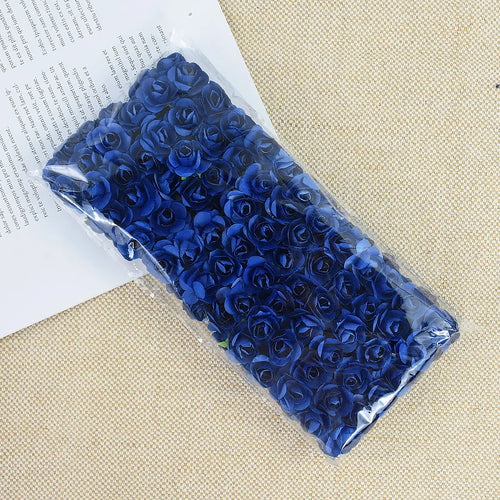 144pcs 2cm Artificial Mini Paper Rose Bouquet for Wedding Party
