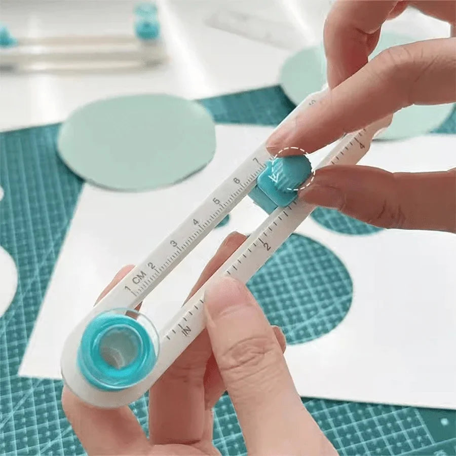 360° Adjustable  Circle Cutter - Precision Scrapbooking Tool for