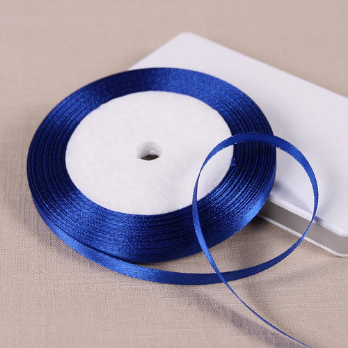 25yards/roll 6mm Satin Ribbon DIY Handmade Crafts Fabric Christmas