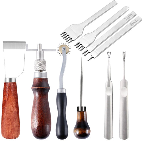 KRABALL Leather Craft Tool Kit Leather Hand Sewing Repair Kit
