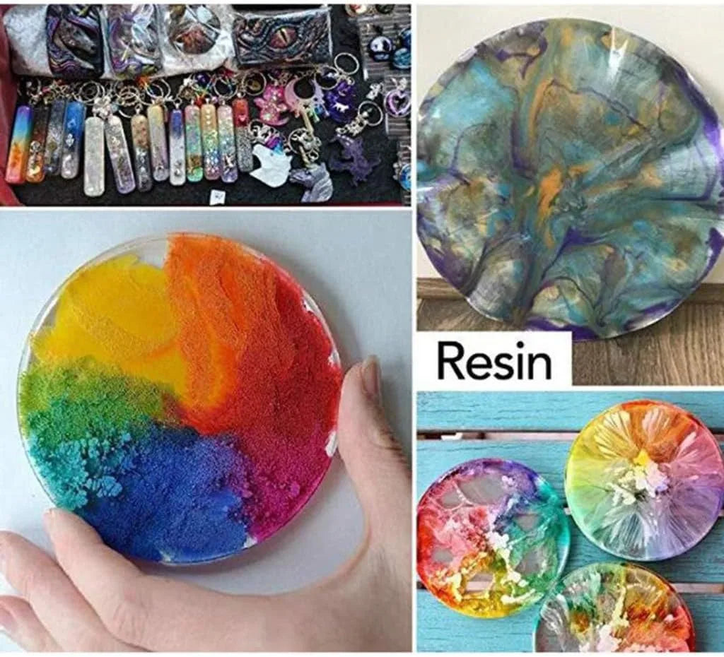 6 Colors/Set Mica Powder for Epoxy Resin Pearlescent Epoxy Resin Dye