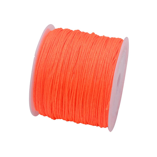 50Yds 0.8mm Crafts Nylon Cord For Jewelry Making Beading Braided Nylon