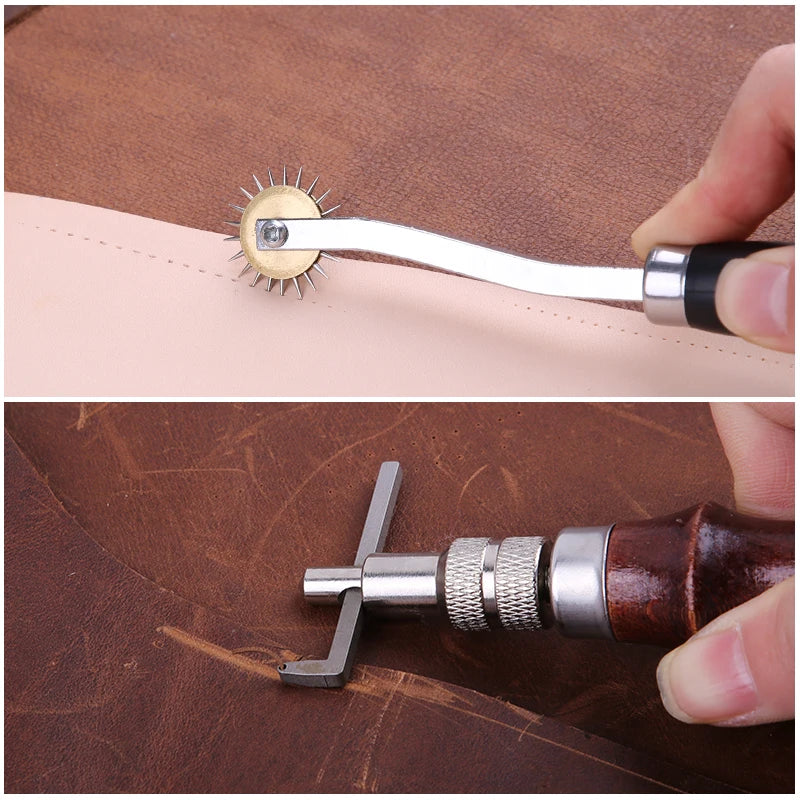 KRABALL Leather Craft Tool Kit Leather Hand Sewing Repair Kit